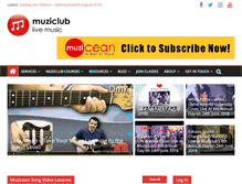 Tablet Screenshot of muziclub.com